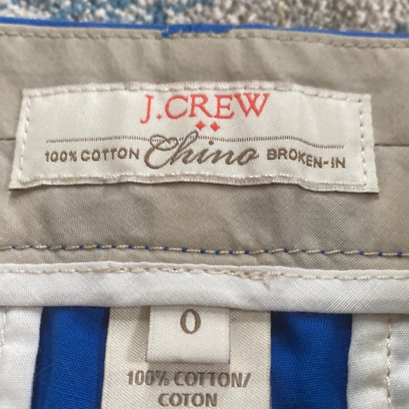 BUNDLE OF SIZE 0 JCREW BROKEN IN CHINO SHORTS - Picture 9 of 11